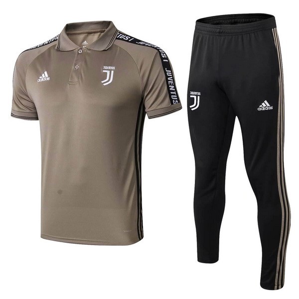 Polo Ensemble Complet Juventus 2019-20 Marron Noir